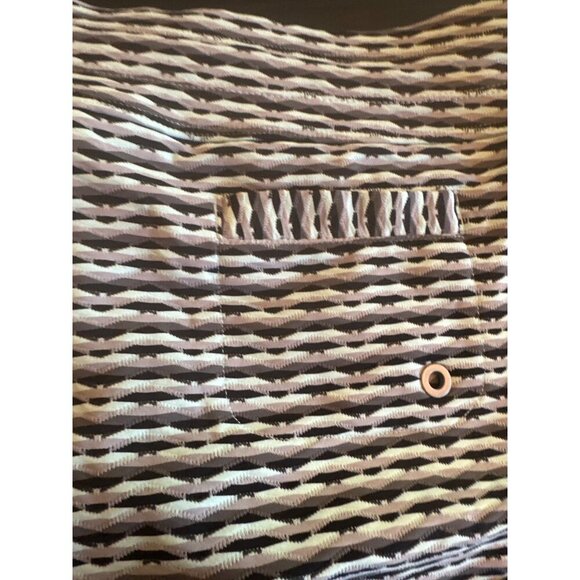 Athleta Blue Abstract Print Drawstring Waist Running Shorts Size Medium - Picture 5 of 7